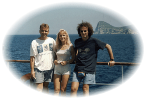 Ibiza felé (balról jobbra: Szabó Norbert, Kothencz Melinda és Steiler Tamás)